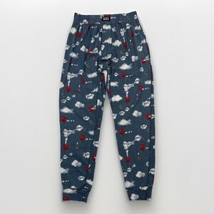 SAXX Men's M Sleep Pants Droptemp Cooling Ballpark Pouch Smokin' In Bed Blue